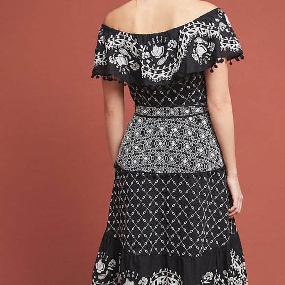 Anthropologie Marisol Off Shoulder Dress - Picture 4 of 8